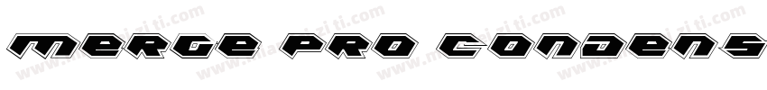 Merge Pro Condensed字体转换